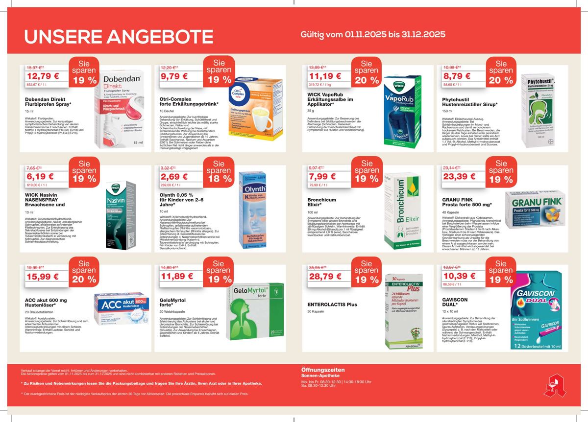 Aktuelle Monatsangebote